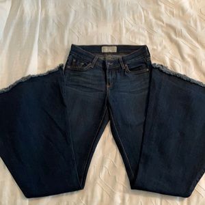 Free people bell bottom. Dark blue size 26